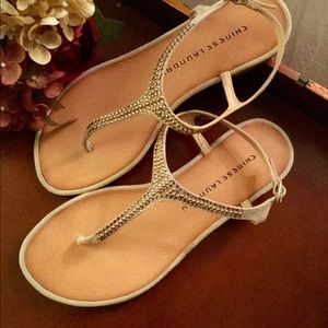 🌼 Chinese Laundry Flat Sandals, Size 7  NWOT 🌼